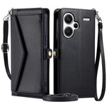 For Xiaomi Redmi Note 13 Pro+ 5G Leather Case Wallet Stand Phone Cover with Straps
