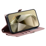 For Samsung Galaxy S24 FE Leather Case with Wrist Strap Wallet Stand Phone Cover