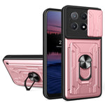 For Xiaomi Redmi K70E 5G  /  Poco X6 Pro 5G Case PC+TPU Kickstand Phone Back Cover with Camera Slider