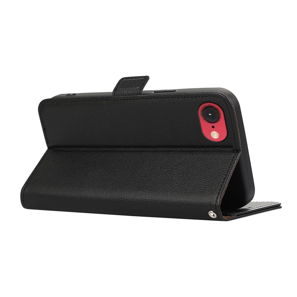 ABEEL For iPhone 17th / 16th Gen Case Litchi Texture Leather RFID Blocking Phone Cover