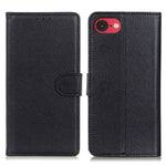 For iPhone 17th / 16th Wallet Case PU Leather Phone Cover Litchi Texture