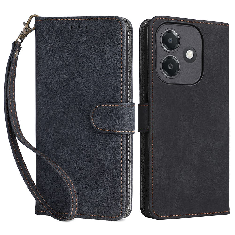 For Oppo A3 4G /  A3 5G / A3x 4G / A3x 5G / A40M 4G / A40 4G / A3i 5G / A60 5G Wallet Case RFID Blocking PU Leather Cover Stand View