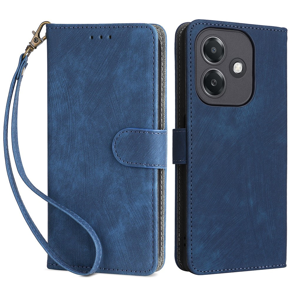 For Oppo A3 4G /  A3 5G / A3x 4G / A3x 5G / A40M 4G / A40 4G / A3i 5G / A60 5G Wallet Case RFID Blocking PU Leather Cover Stand View