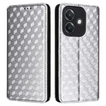 For Oppo A3 4G /  A3 5G / A3x 4G / A3x 5G / A40M 4G / A40 4G / A3i 5G / A60 5G Wallet Case Rhombus Imprinted Leather Phone Cover