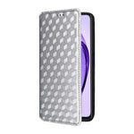 For Oppo A3 4G /  A3 5G / A3x 4G / A3x 5G / A40M 4G / A40 4G / A3i 5G / A60 5G Wallet Case Rhombus Imprinted Leather Phone Cover