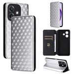 For Oppo A3 4G /  A3 5G / A3x 4G / A3x 5G / A40M 4G / A40 4G / A3i 5G / A60 5G Wallet Case Rhombus Imprinted Leather Phone Cover