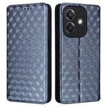 For Oppo A3 4G /  A3 5G / A3x 4G / A3x 5G / A40M 4G / A40 4G / A3i 5G / A60 5G Wallet Case Rhombus Imprinted Leather Phone Cover
