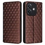 For Oppo A3 4G /  A3 5G / A3x 4G / A3x 5G / A40M 4G / A40 4G / A3i 5G / A60 5G Wallet Case Rhombus Imprinted Leather Phone Cover