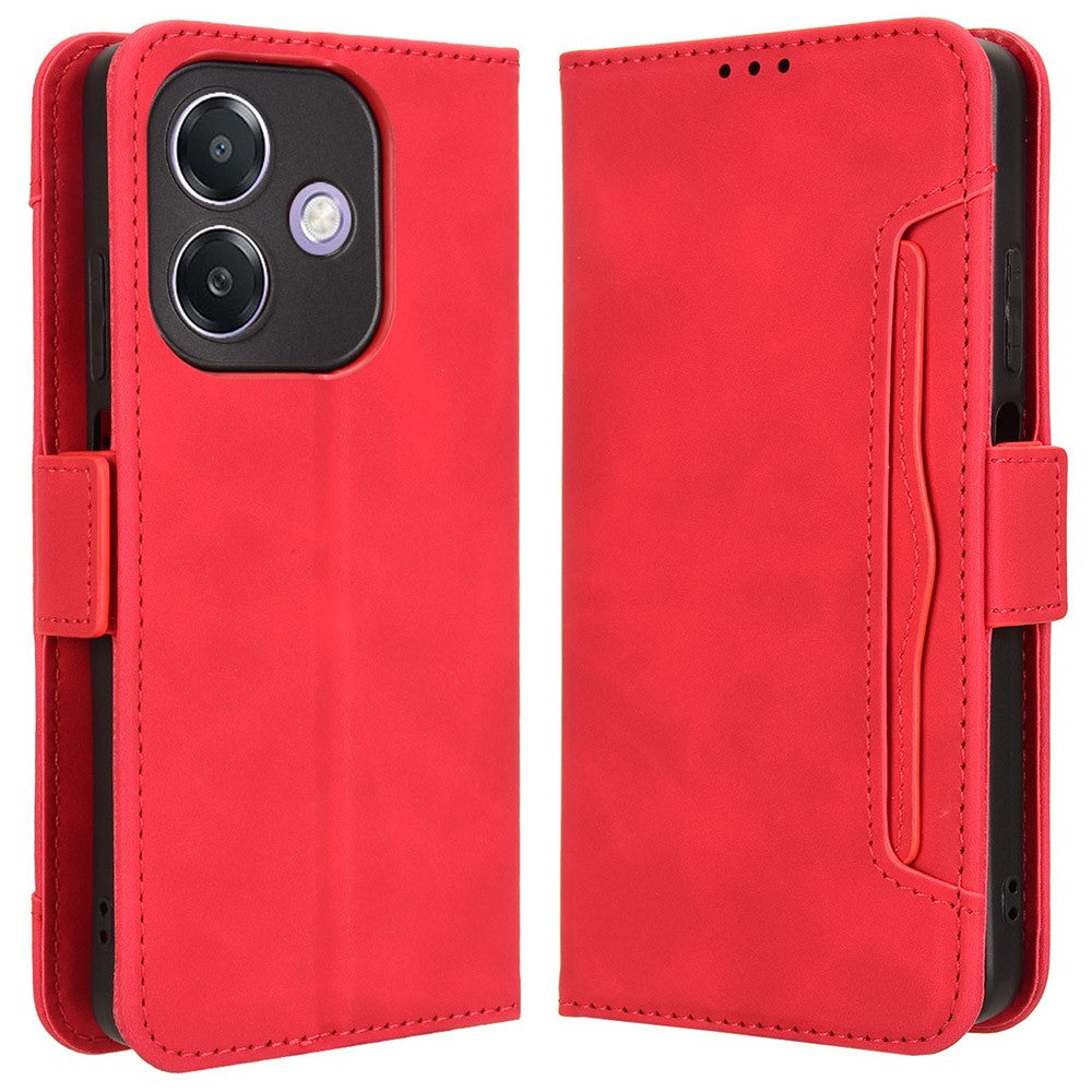 For Oppo A3 4G / A3 5G / A3x 4G / A3x 5G / A40M 4G / A40 4G / A3i 5G / A60 5G Leather Case Phone Wallet Cover with Multiple Card Slots