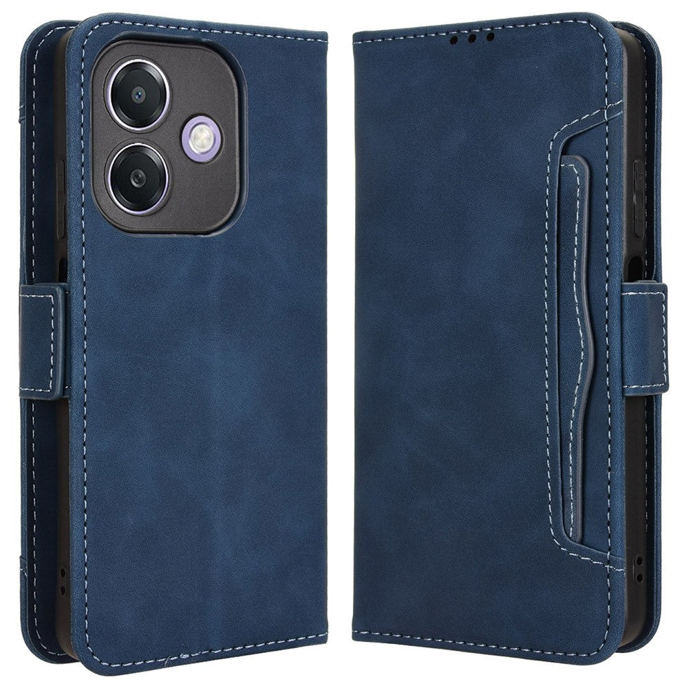 For Oppo A3 4G / A3 5G / A3x 4G / A3x 5G / A40M 4G / A40 4G / A3i 5G / A60 5G Leather Case Phone Wallet Cover with Multiple Card Slots