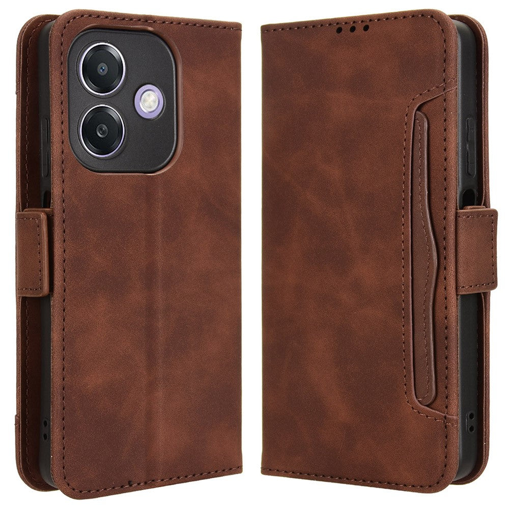 For Oppo A3 4G / A3 5G / A3x 4G / A3x 5G / A40M 4G / A40 4G / A3i 5G / A60 5G Leather Case Phone Wallet Cover with Multiple Card Slots