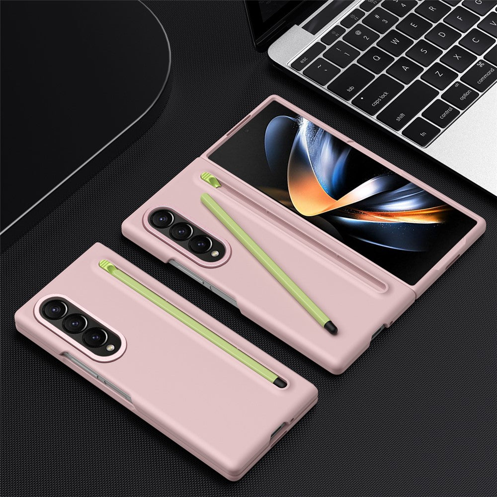 For Samsung Galaxy Z Fold4 5G Case Hard PC Phone Cover with Stylus