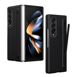 For Samsung Galaxy Z Fold4 5G Case Hard PC Phone Cover with Stylus