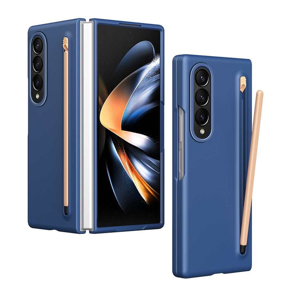 For Samsung Galaxy Z Fold4 5G Case Hard PC Phone Cover with Stylus