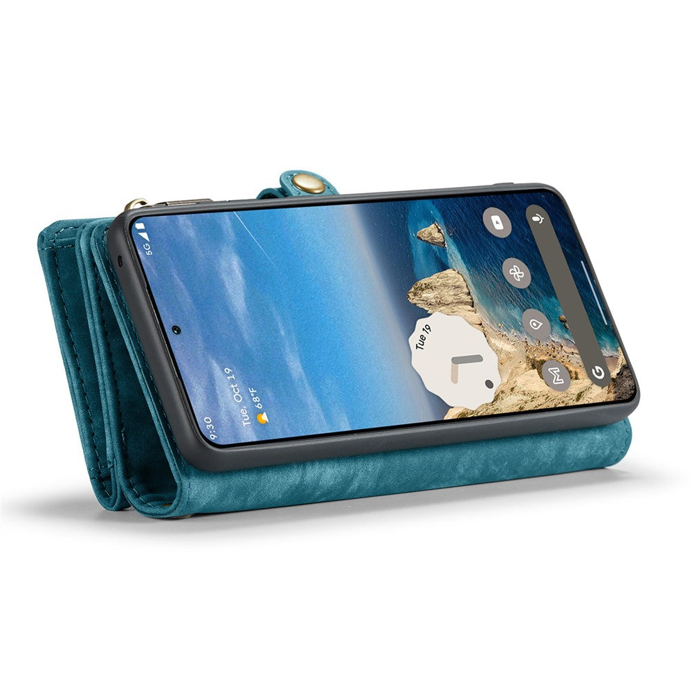For Google Pixel 9 / Pixel 9 Pro Phone Cases CASEME 008 Leather Cover with Detachable Wallet and Strap