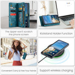 For Google Pixel 9 / Pixel 9 Pro Phone Cases CASEME 008 Leather Cover with Detachable Wallet and Strap