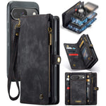 For Google Pixel 9 / Pixel 9 Pro Phone Cases CASEME 008 Leather Cover with Detachable Wallet and Strap
