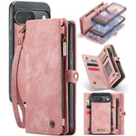 For Google Pixel 9 / Pixel 9 Pro Phone Cases CASEME 008 Leather Cover with Detachable Wallet and Strap