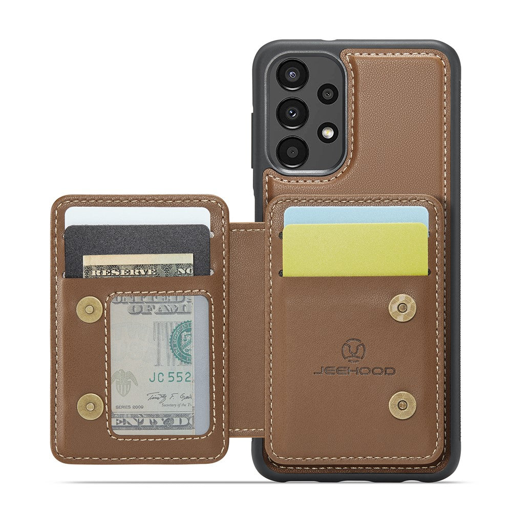 JEEHOOD J05 Til Samsung Galaxy A13 4G Etui Læder Mobilcover med Aftagelig Magnetisk Kortpung
