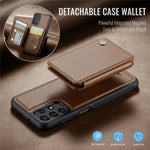 JEEHOOD J05 Til Samsung Galaxy A13 4G Etui Læder Mobilcover med Aftagelig Magnetisk Kortpung
