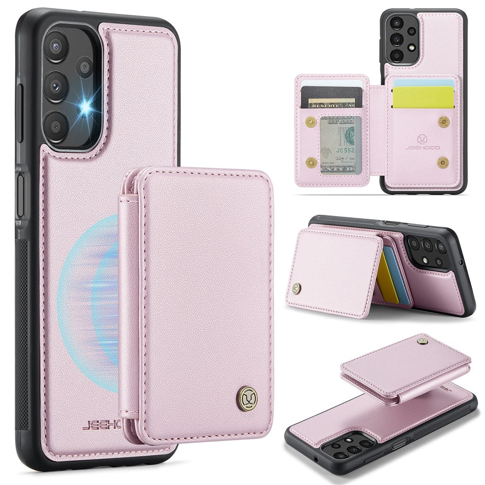 JEEHOOD J05 Til Samsung Galaxy A13 4G Etui Læder Mobilcover med Aftagelig Magnetisk Kortpung