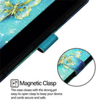 For Xiaomi 14T Leather Case Pattern Printing Wallet Stand Mobile Cover with Strap