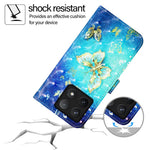 For Xiaomi 14T Leather Case Pattern Printing Wallet Stand Mobile Cover with Strap