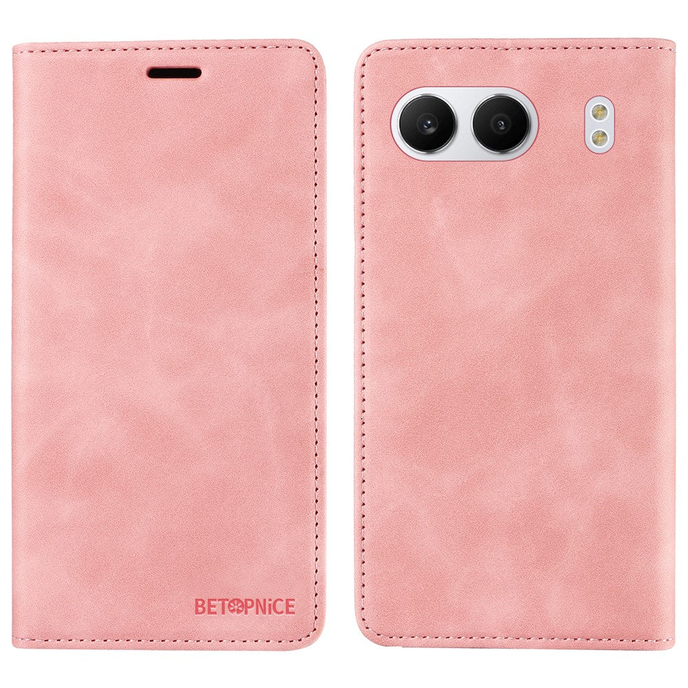 BETOPNICE 003 För OnePlus Nord 4 Plånboksfodral i läder med stativ