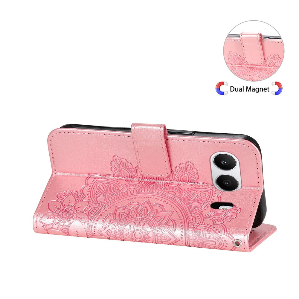 For OnePlus Nord 4 Case Floral Pattern PU Leather Wallet Stand Phone Cover