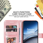 For OnePlus Nord 4 Case Floral Pattern PU Leather Wallet Stand Phone Cover
