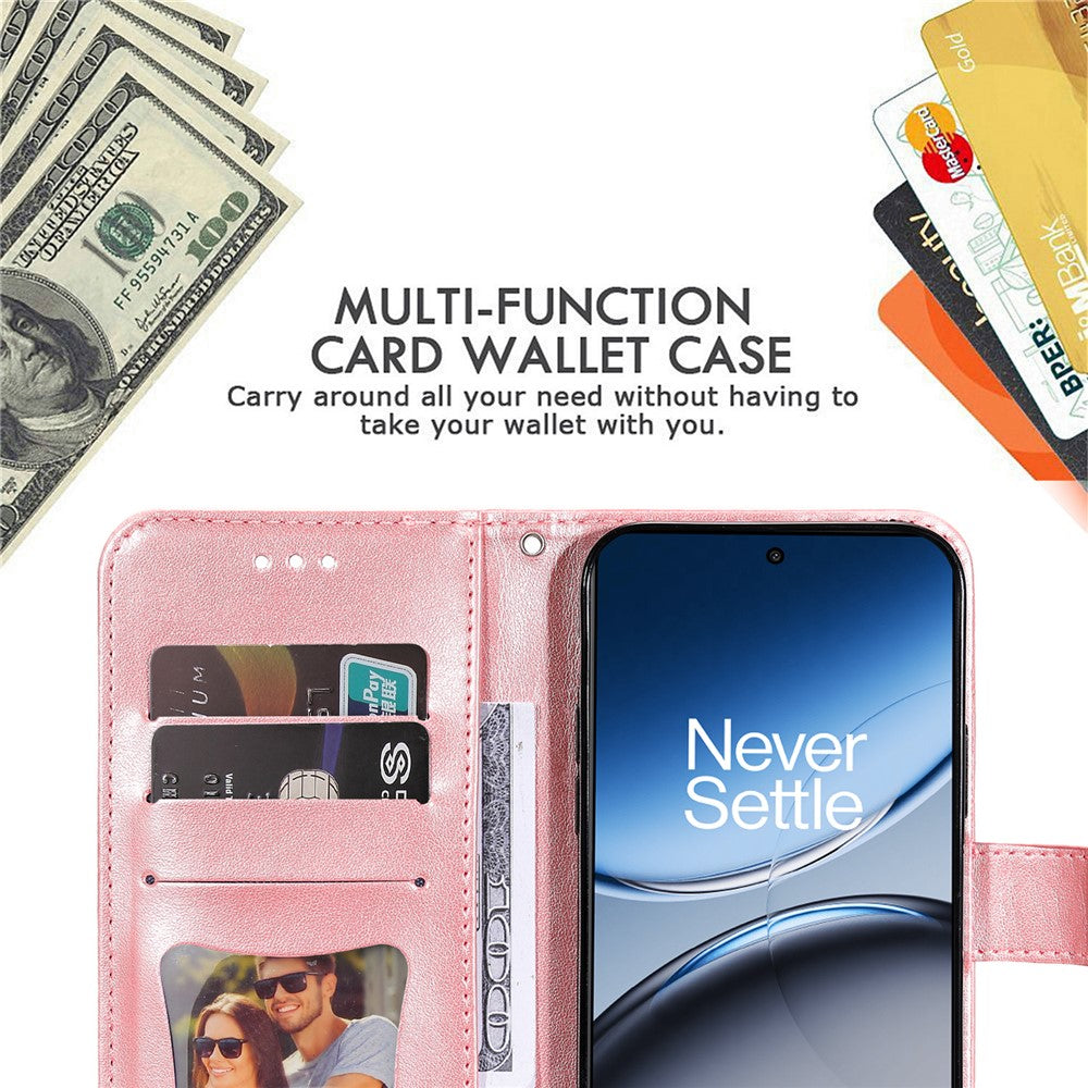 For OnePlus Nord 4 Case Floral Pattern PU Leather Wallet Stand Phone Cover