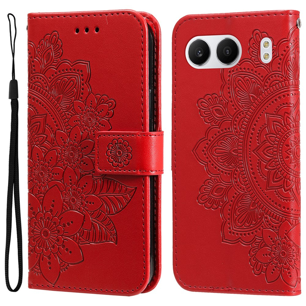 For OnePlus Nord 4 Case Floral Pattern PU Leather Wallet Stand Phone Cover