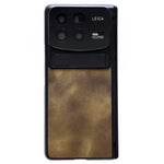 Xiaomi Mix Fold 4 5G-skal i läder + PC-stativ, mobilskal