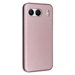 For OnePlus Nord 4 Case Carbon Fiber Texture Drop-Proof PU Leather Phone Cover