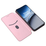 For OnePlus Nord 4 Case Carbon Fiber Texture Drop-Proof PU Leather Phone Cover