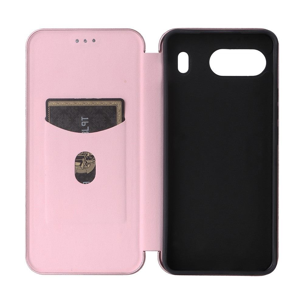 For OnePlus Nord 4 Case Carbon Fiber Texture Drop-Proof PU Leather Phone Cover