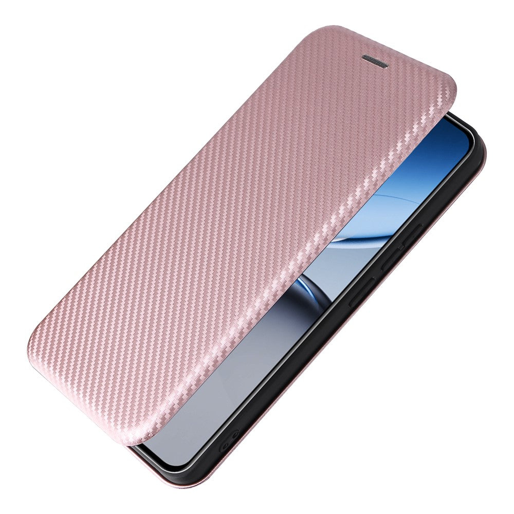 For OnePlus Nord 4 Case Carbon Fiber Texture Drop-Proof PU Leather Phone Cover