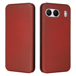 For OnePlus Nord 4 Case Carbon Fiber Texture Drop-Proof PU Leather Phone Cover