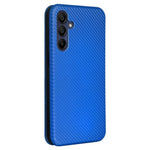 Til Samsung Galaxy A16 5G / A16 4G Cover Carbon Fiber Tekstur Faldsikker PU Læder Telefoncover