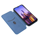 Til Samsung Galaxy A16 5G / A16 4G Cover Carbon Fiber Tekstur Faldsikker PU Læder Telefoncover