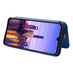 Til Samsung Galaxy A16 5G / A16 4G Cover Carbon Fiber Tekstur Faldsikker PU Læder Telefoncover