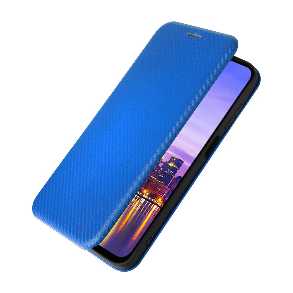 Til Samsung Galaxy A16 5G / A16 4G Cover Carbon Fiber Tekstur Faldsikker PU Læder Telefoncover