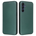 Til Samsung Galaxy A16 5G / A16 4G Cover Carbon Fiber Tekstur Faldsikker PU Læder Telefoncover