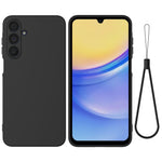 Samsung Galaxy A16 5G / A16 4G Skal Flytande Silikon Reptåligt mobilskal med Handrem