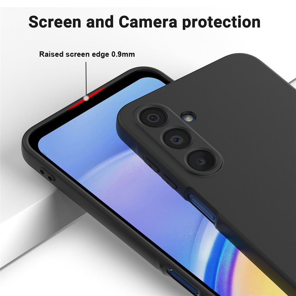 Til Samsung Galaxy A16 5G / A16 4G Cover Liquid Silikone Ridsefast Telefoncover med Håndrem