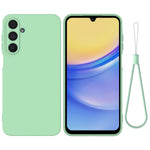 Samsung Galaxy A16 5G / A16 4G Skal Flytande Silikon Reptåligt mobilskal med Handrem