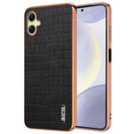AZNS For Samsung Galaxy A06 4G Case Electroplating Crocodile Texture PU+TPU Phone Cover
