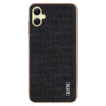 AZNS For Samsung Galaxy A06 4G Case Electroplating Crocodile Texture PU+TPU Phone Cover