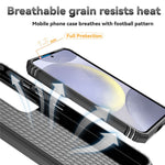 Til Samsung Galaxy S24 FE Etui PC + TPU Telefoncover Linse Ultimativ Beskyttelse Stander