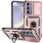 For Samsung Galaxy S24 FE Case PC + TPU Phone Cover Lens Ultimate Protection Kickstand